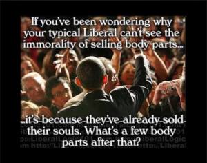 Liberals and body parts