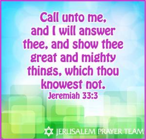 Jeremiah 33 3