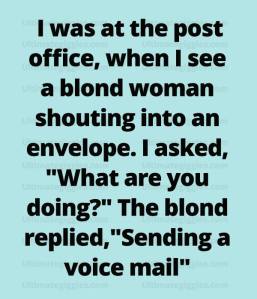 blond joke