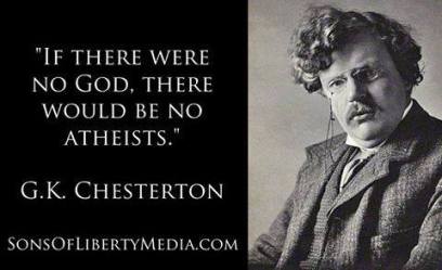 Chesterton on atheists