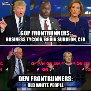 Dem frontrunners