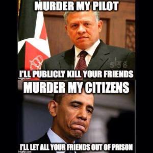 King of Jordan vs Obama