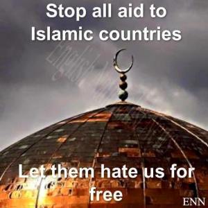 No aid to Moslems