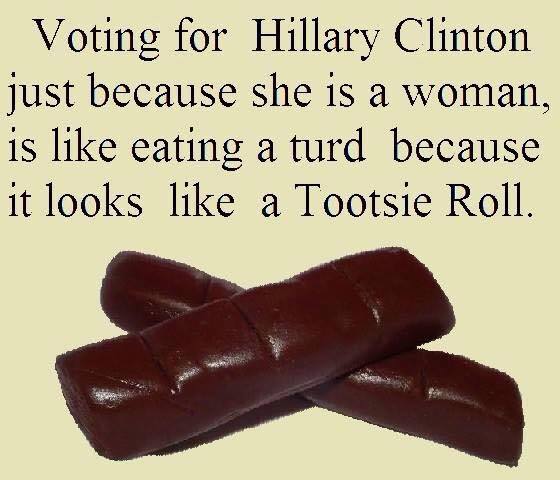 Hillary turd